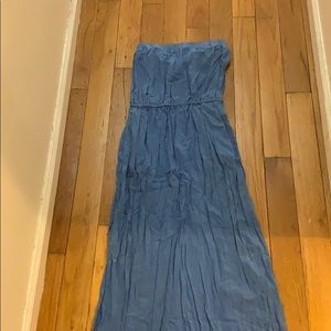 Blue Splended Maxi Dress, NWOT, size M